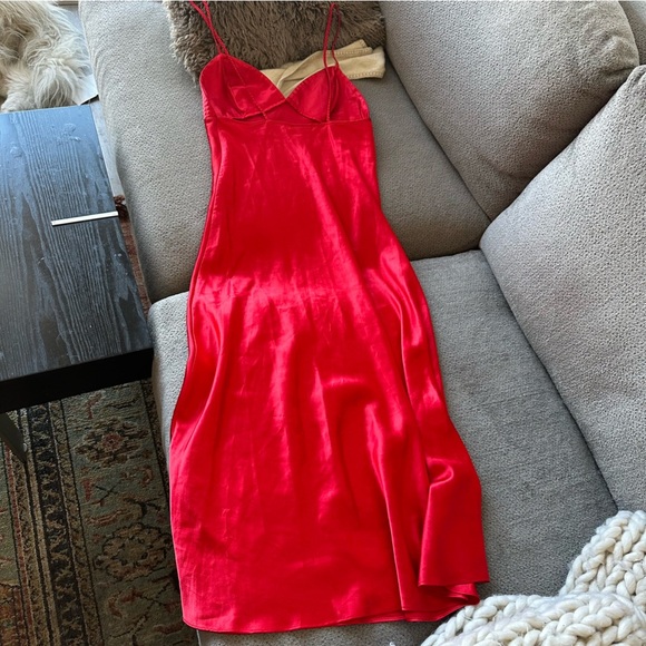 VTG VALENTINO Sexy Slip Maxi Dress M - Picture 4 of 6